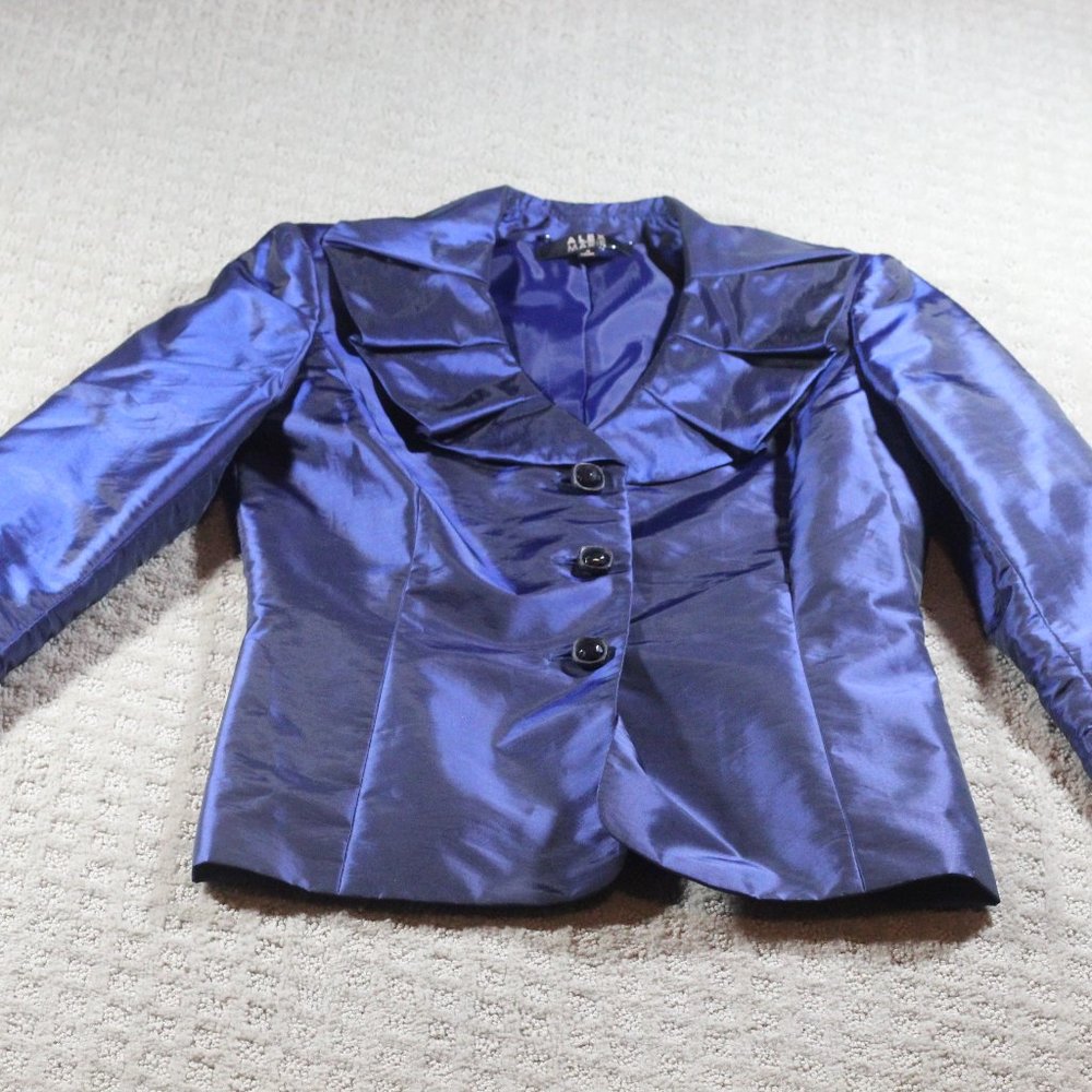 Alex Marie Size 4 Blue Shimmery Blazer